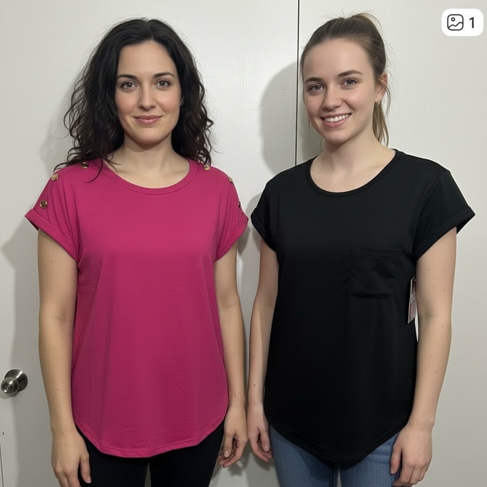 003 COMBO: Coco & Shay blouses size S